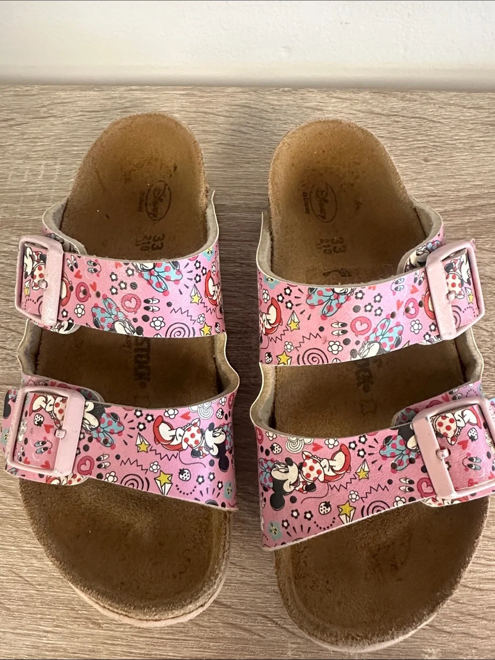 Birkenstock Arizona Disney Minnie Mouse Pink Sandals Kids 33 2/2.5